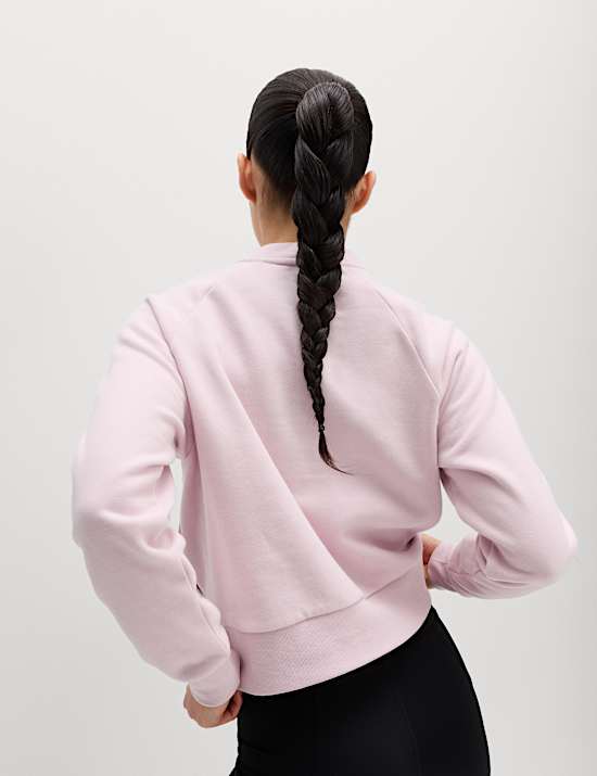 Sweatshirt mit rundem Ausschnitt und hohem Baumwollanteil