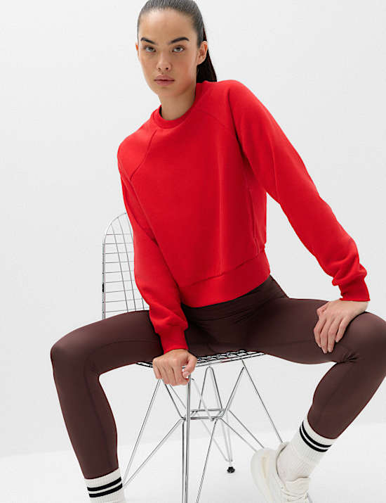 Cotton Rich Crew Neck Sweatshirt