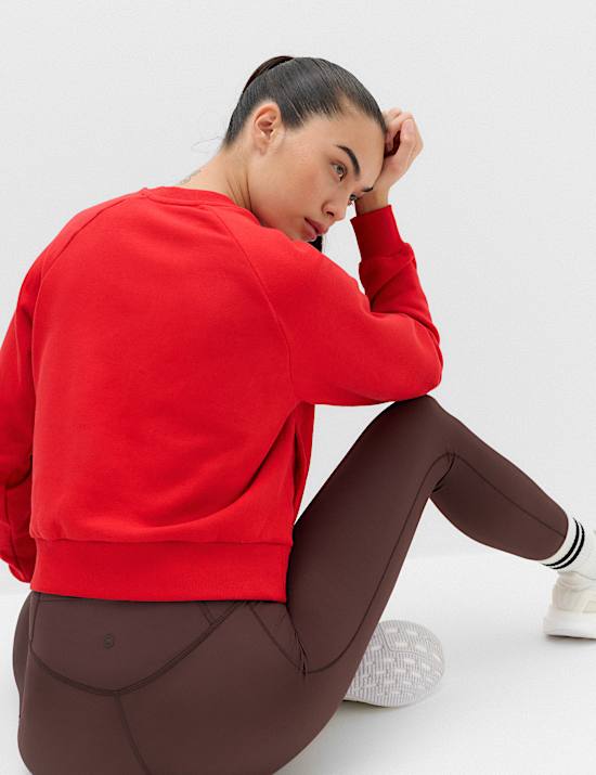 Cotton Rich Crew Neck Sweatshirt