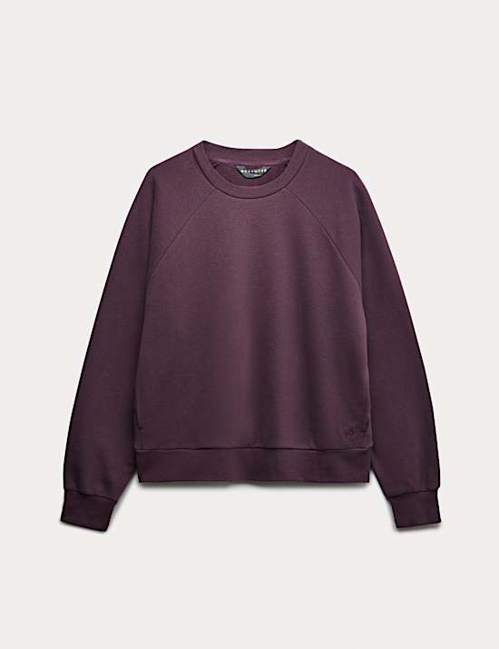 Cotton Rich Crew Neck Sweatshirt