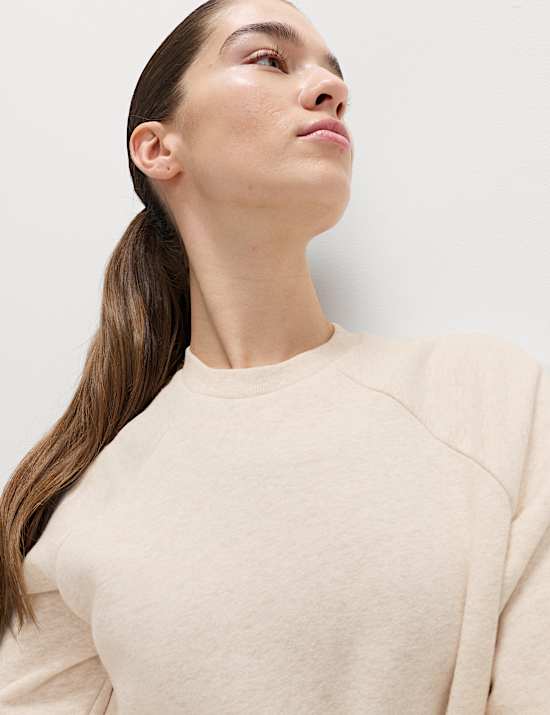 Cotton Rich Crew Neck Sweatshirt