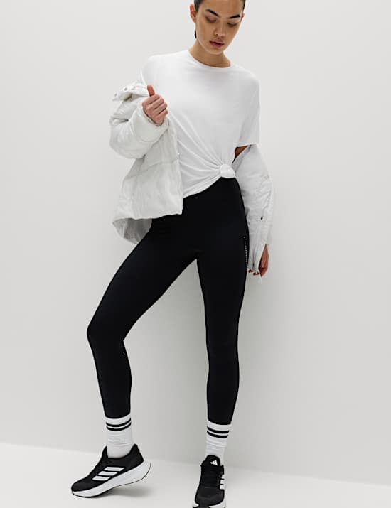 Crew Neck Mesh Panel Relaxed T-Shirt