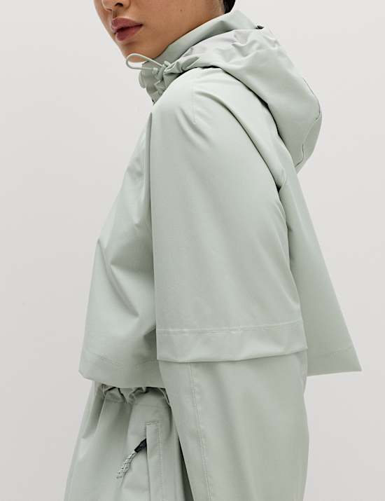 Waterproof Hooded Longline Jacket