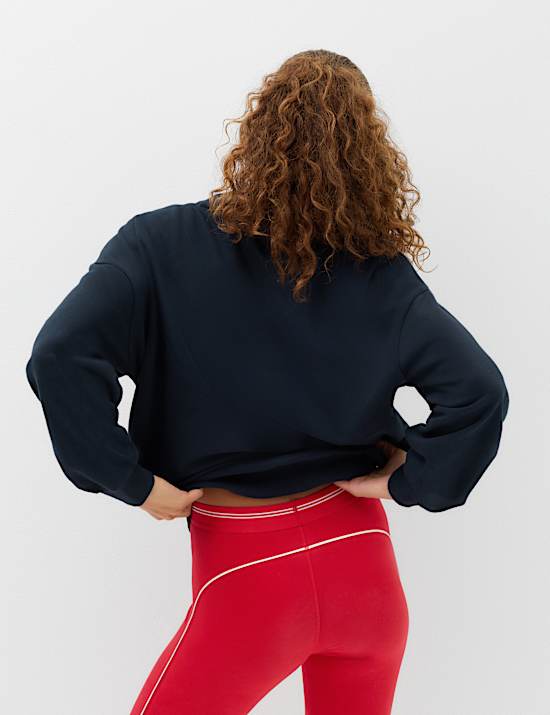 Cotton Rich Oversized Sweatshirt