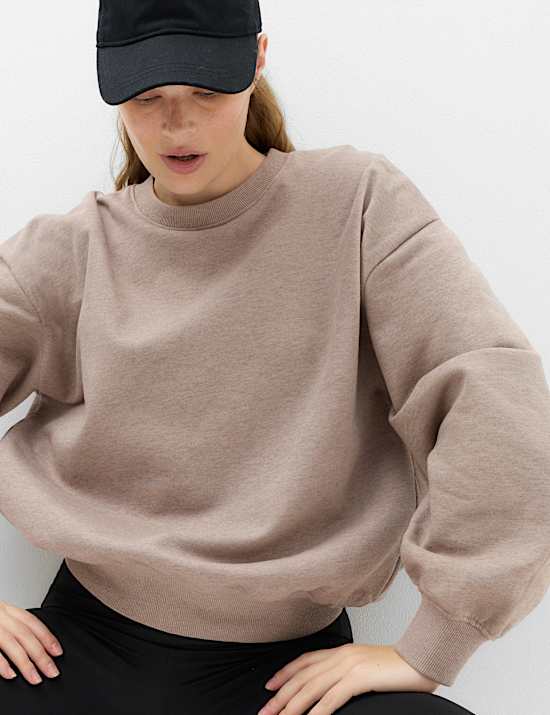 Cotton Rich Oversized Sweatshirt