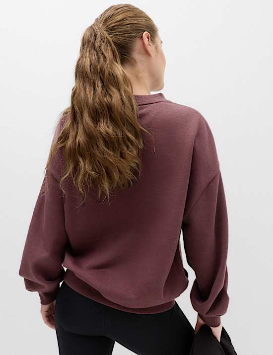 Cotton Rich Oversized Sweatshirt