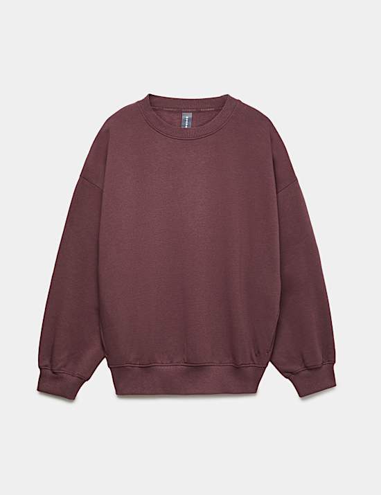Cotton Rich Oversized Sweatshirt