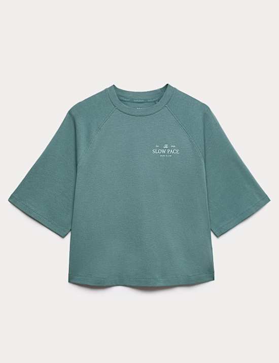 Cotton Rich Graphic Boxy T-Shirt