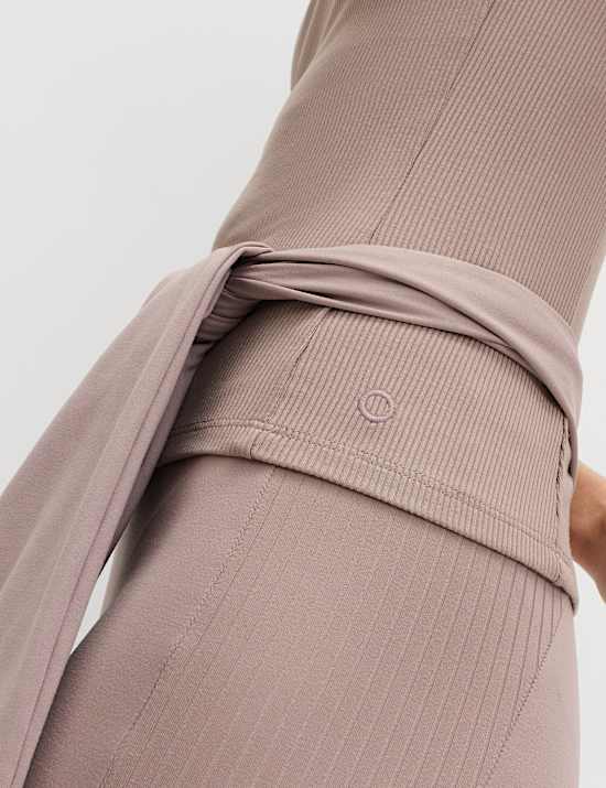 Modal Rich Rib Round Neck Fitted T-Shirt