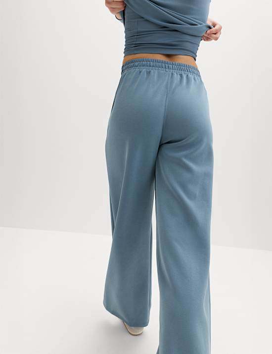 Sand Wash High Waisted Wide Leg Joggers