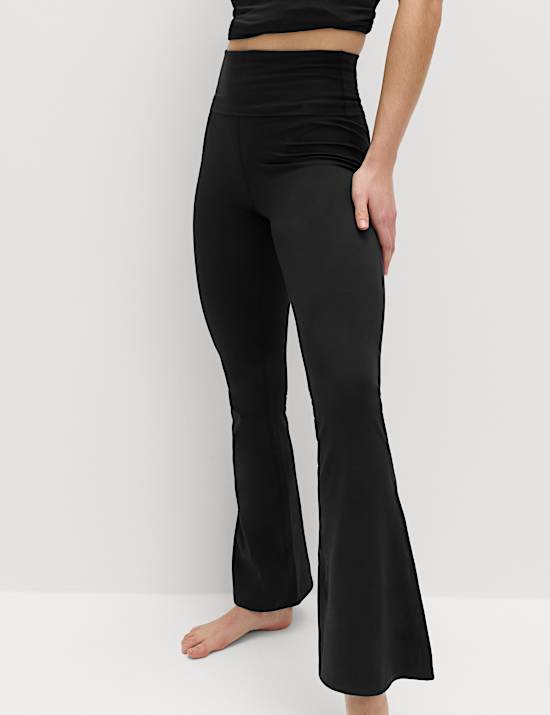 Leggings Go Balance coupe &eacute;vas&eacute;e &agrave; revers &agrave; la taille