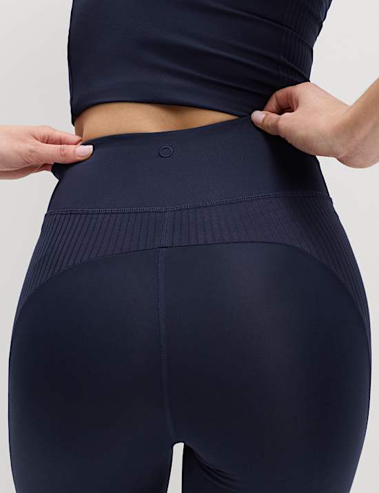 Go Balance Rib Panel High Waist Leggings