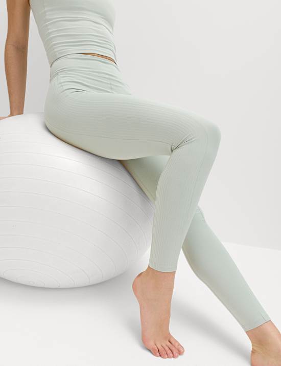 Go Balance Rib Panel High Waist Leggings