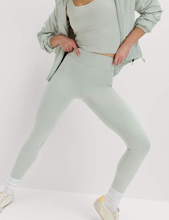 Go Balance Rib Panel High Waist Leggings