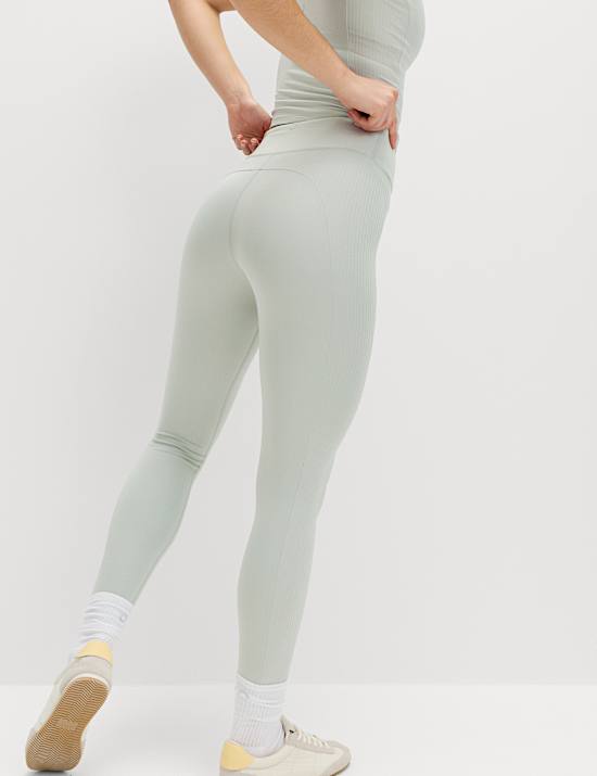Go Balance Rib Panel High Waist Leggings