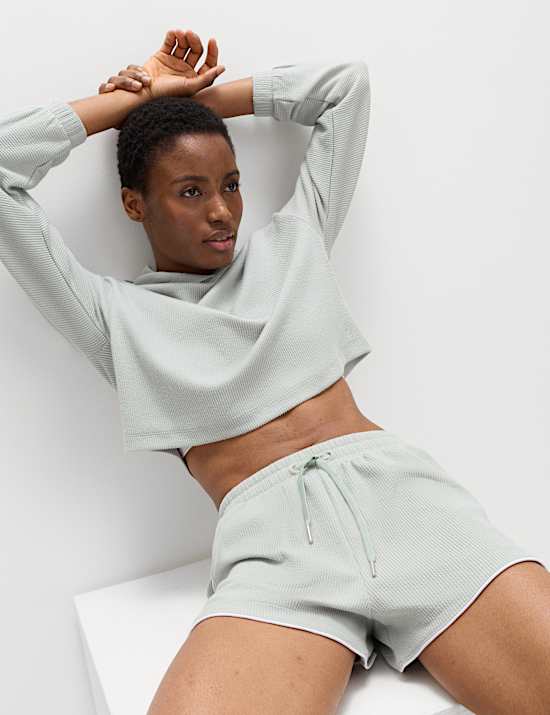 StayNew&trade; Super Soft Brushed Rib Relaxed Hoodie