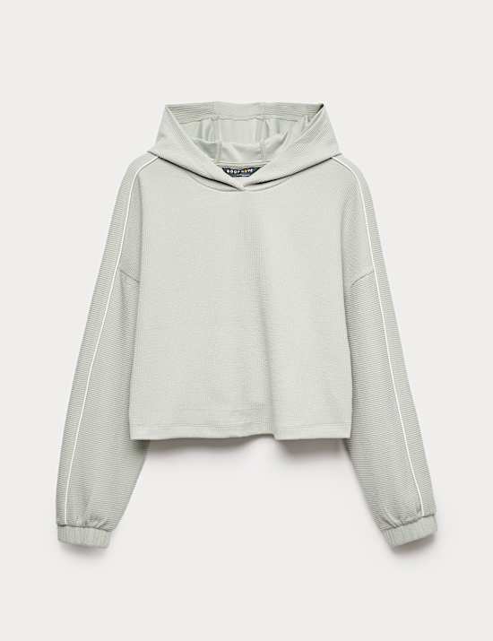 StayNew&trade; Super Soft Brushed Rib Relaxed Hoodie