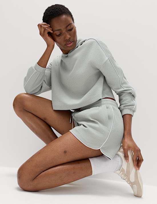 Supersoft Brushed Rib Relaxed Shorts