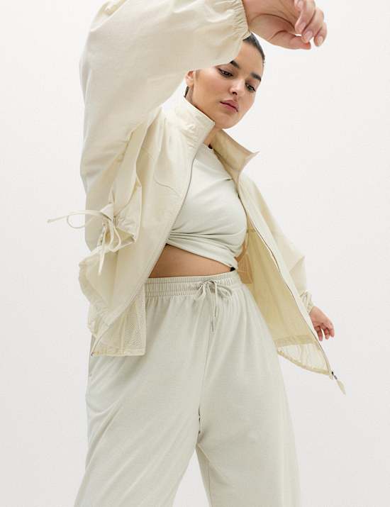 Cotton Rich Stormwear&trade; Mesh Panel Jacket