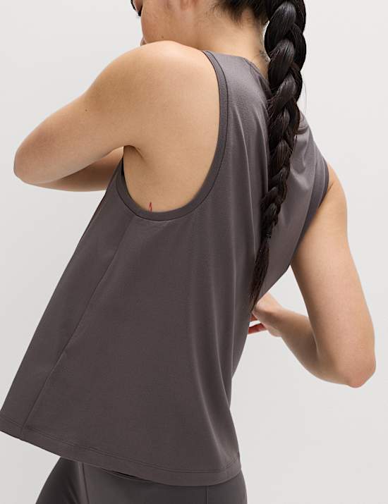 Essential Round Neck Boxy Vest Top