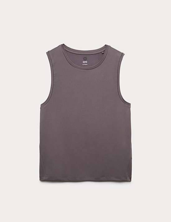 Essential Round Neck Boxy Vest Top
