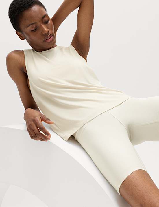 Essential Round Neck Boxy Vest Top