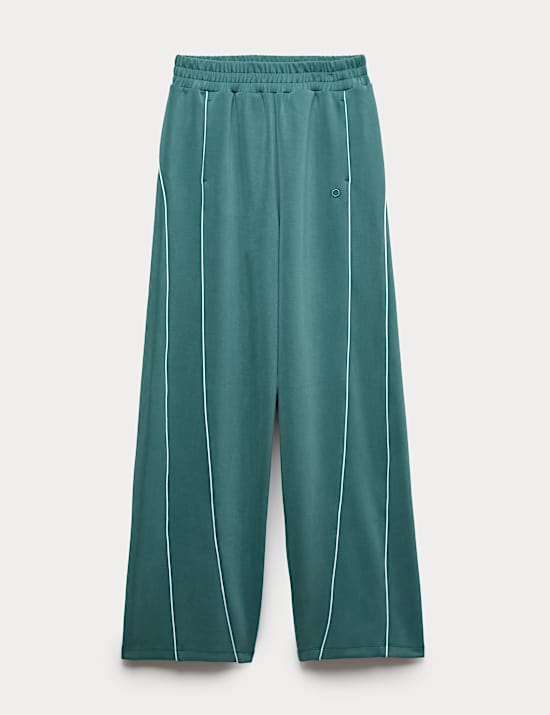 Modal Blend High Waisted Wide Leg Trousers