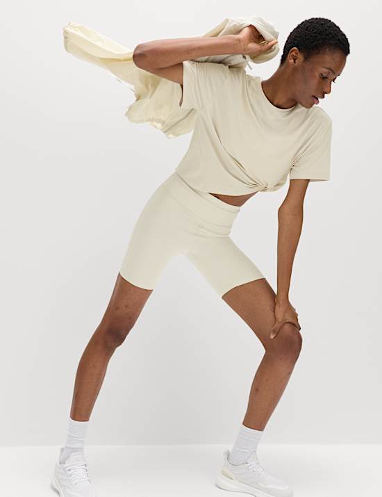 Essential High Waisted Fitted Shorts