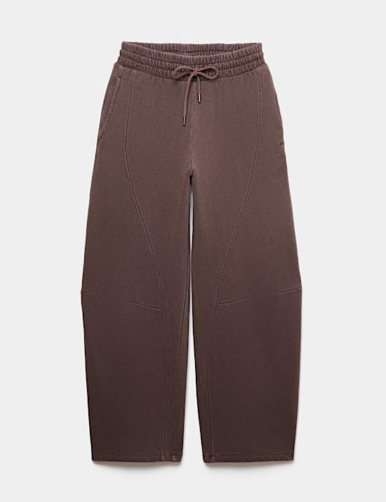 Cotton Rich Garment Dye Barrel Joggers