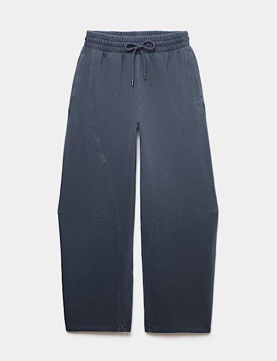 Cotton Rich Garment Dye Barrel Joggers