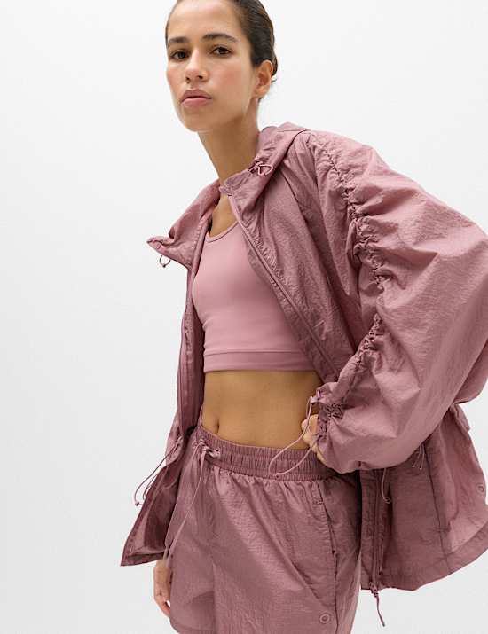 Stormwear&trade; Shimmer Lightweight Hooded Jacket