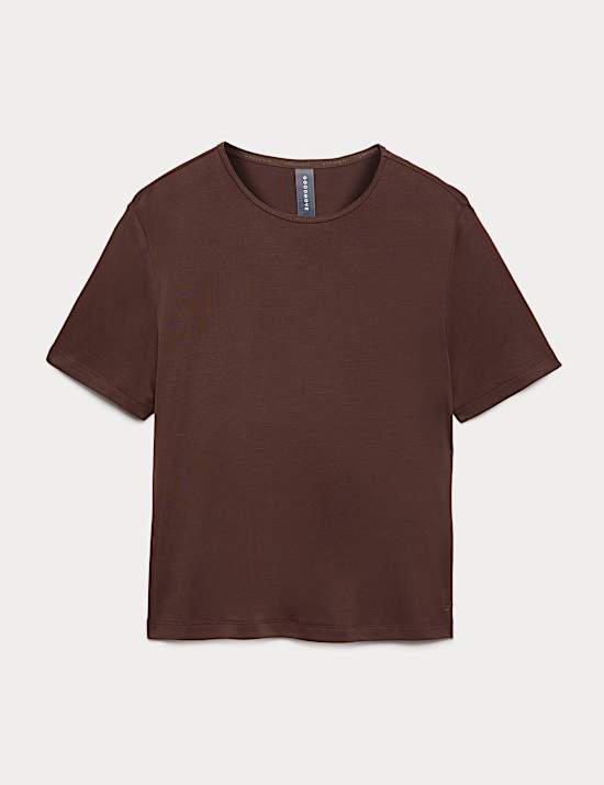 Modal Rich Round Neck Boxy T-shirt