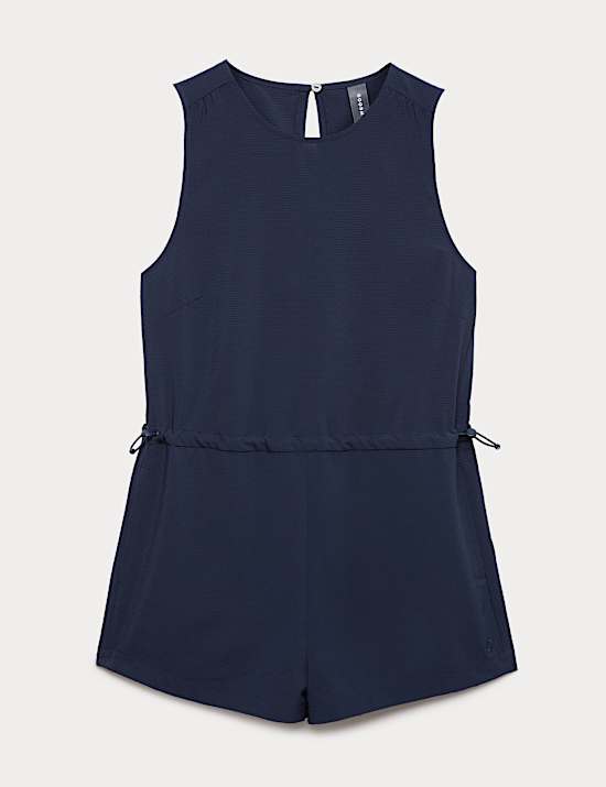 Combishort coupe d&eacute;contract&eacute;e en seersucker