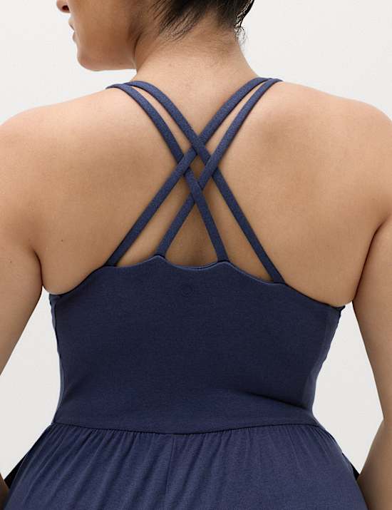 Supersoft Marl Strappy Back Jumpsuit