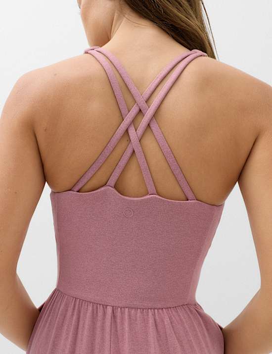 Supersoft Marl Strappy Back Jumpsuit