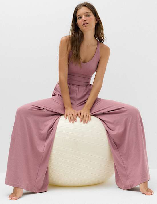 Supersoft Marl Strappy Back Jumpsuit