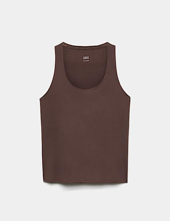 Go Balance Scoop Neck Relaxed Vest Top