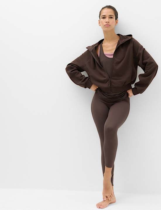 Sweat confortable en coton &agrave; capuche coupe