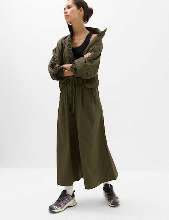 Woven Lightweight Wide Leg Culottes