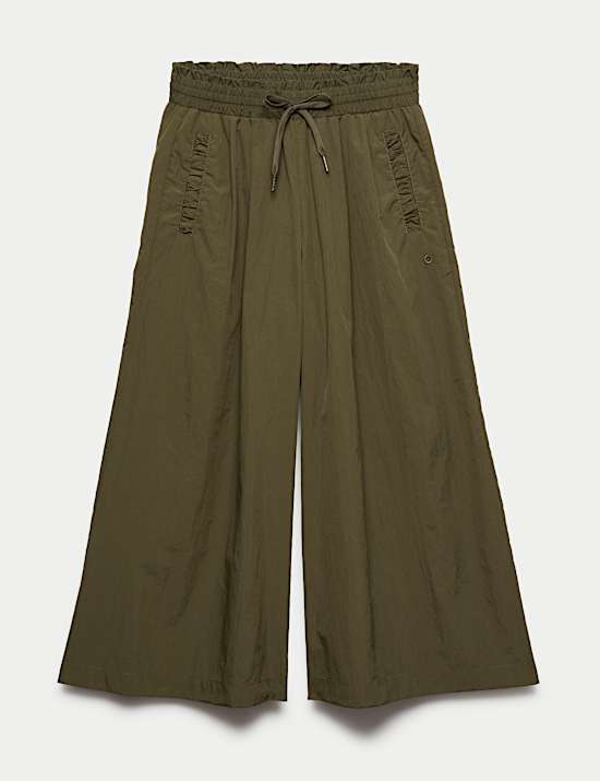 Woven Lightweight Wide Leg Culottes