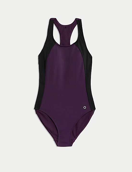 Tummy Control Padded Racer Back Swimsuit