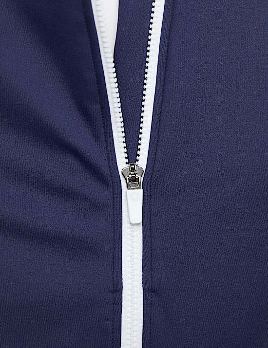 Tummy Control Padded Zip Up Swimsuit