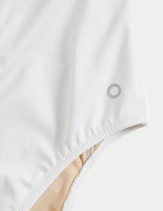 Tummy Control Padded Zip Up Swimsuit