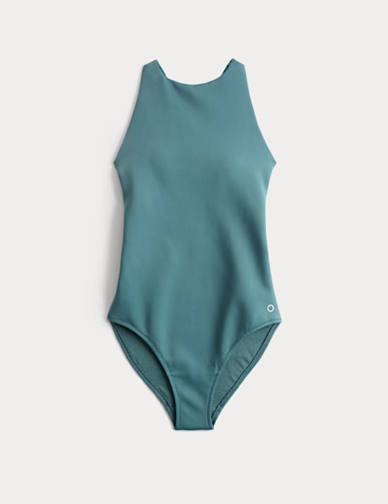 Tummy Control Padded Racer Back Swimsuit