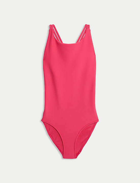 Tummy Control Padded Strappy Swimsuit
