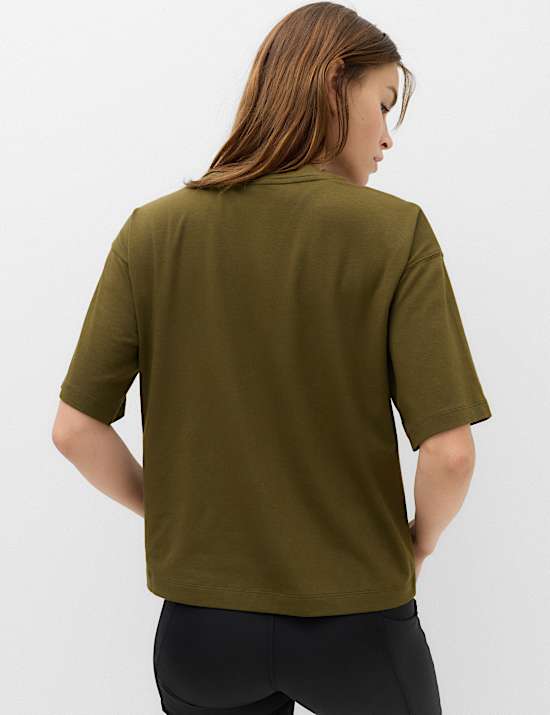 Modal Blend Lightweight Boxy T-Shirt