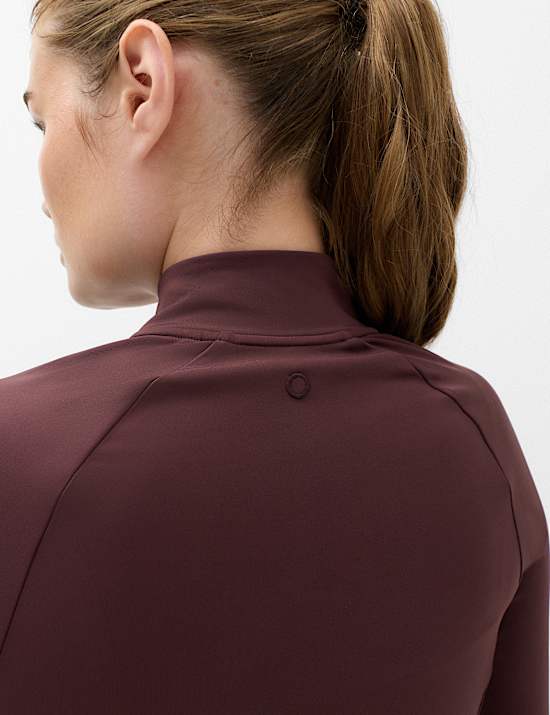 Essential  Half Zip Fitted Running Top