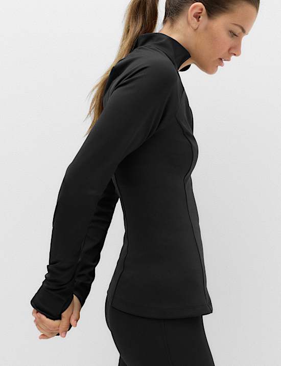 Essential  Half Zip Fitted Running Top
