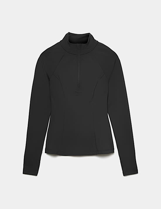 Essential  Half Zip Fitted Running Top