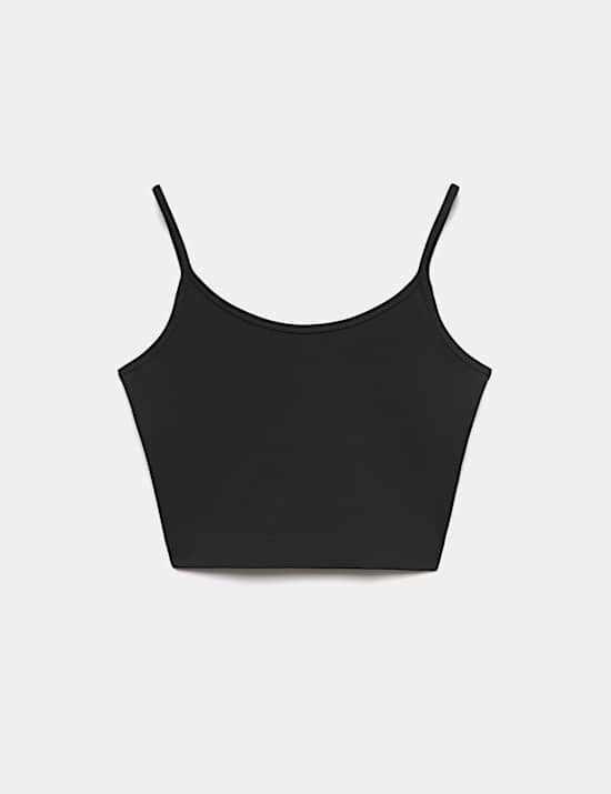 Essential Scoop Neck Crop Top